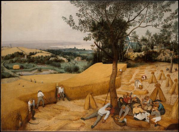 Pieter Bruegel der Ältere: Die Kornernte (1565)