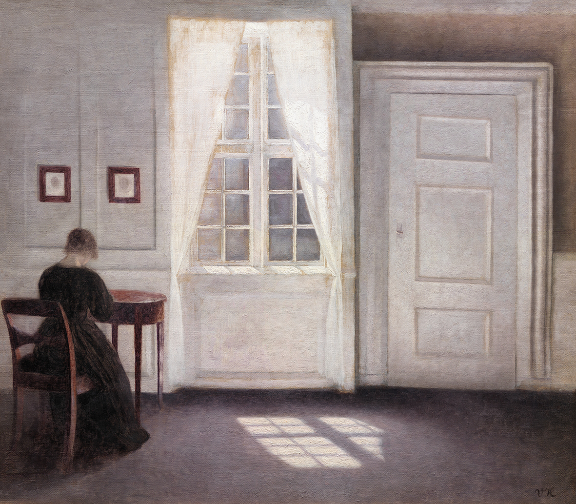 Vilhelm Hammershøi: Interieur in der Strandgade (1901)