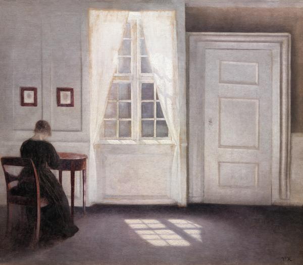 Vilhelm Hammershøi: Interieur in der Strandgade (1901)