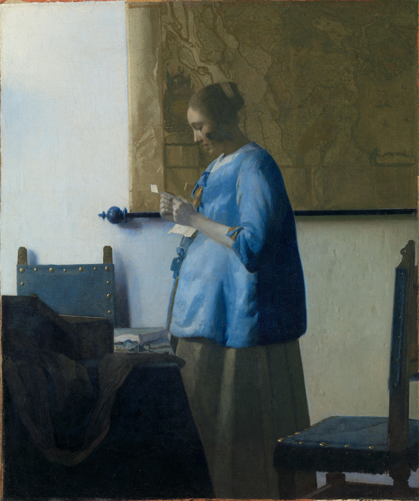 Johannes Vermeer: Briefleserin in Blau (um 1663)