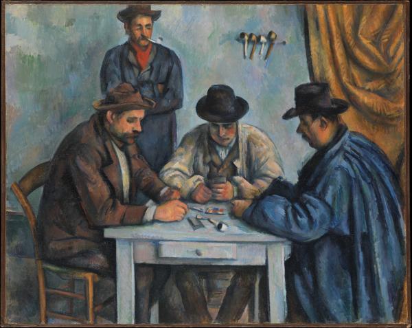 Paul Cézanne: Die Kartenspieler (1890–1892)