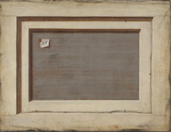 Cornelius Norbertus Gijsbrechts: Trompe-l'œil. Die Rückseite eines gerahmten Bildes (1670)